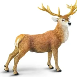 Safari Ltd . - Estatueta de veado vermelho, figura detalhada de 4,75 Discount