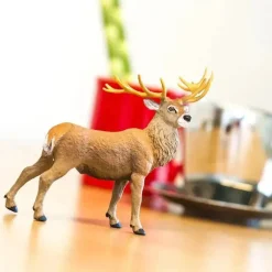 Safari Ltd . - Estatueta de veado vermelho, figura detalhada de 4,75 Discount