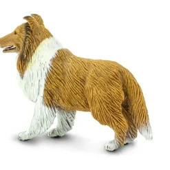 Safari Ltd . - Estatueta de Collie, figura realista de 4 cães Clearance
