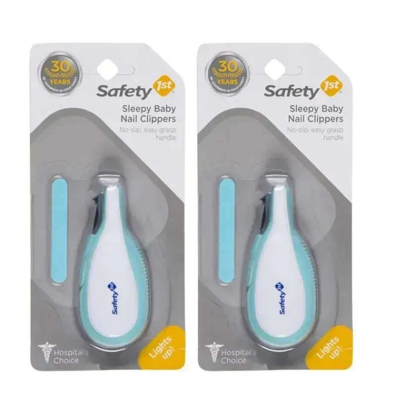 safety_st__cortador_de_un_SKU3UjRmkNl_0.webp Safety 1st - Cortador de unhas para bebê sonolento com luz LED integrada, pacote com 2, as cores podem variar Fashion
