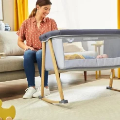 Safety 1st - Pátio de recreação para descansar e brincar, converte facilmente de berço em pátio de jogos, Dunes Edge Clearance