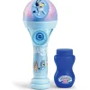 Sandy Ruben - Máquina de bolhas e microfone de brinquedo para crianças pequenas BLUEY modo de dança Best