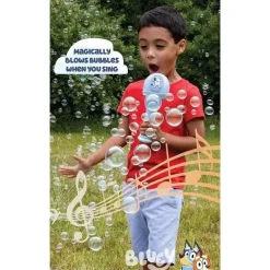 Sandy Ruben - Máquina de bolhas e microfone de brinquedo para crianças pequenas BLUEY modo de dança Best