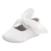 Ralph Lauren Sapatilha de balé Layette Briley, cetim branco Outlet