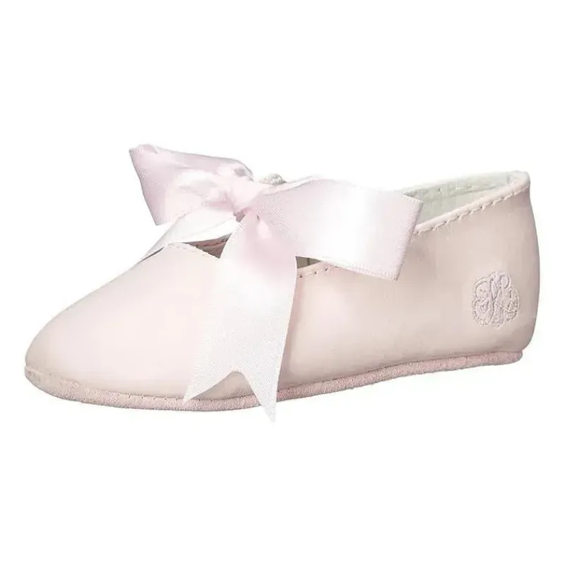 sapatos_de_bero_ralph_lau_SKU6Ggz6QHB_0.webp Ralph Lauren Sapatos de berço bebê - meninas Briley de couro com detalhe de laço, rosa Fashion