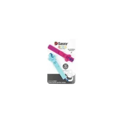 Sassy - 2 Pk Paci/Correia de mordedor New