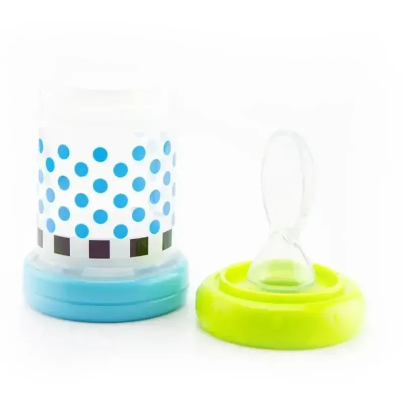 sassy__enfermeira_de_comi_SKUb3vX0wYj_1.webp Sassy - Enfermeira de comida para bebê, conjunto de 2 ou mais meses, bico e colher 100% silicone sem BPA Discount