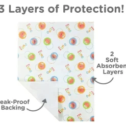 Sassy - Neat Solutions Almofadas multiuso da Vila Sésamo, 10 contagens Hot