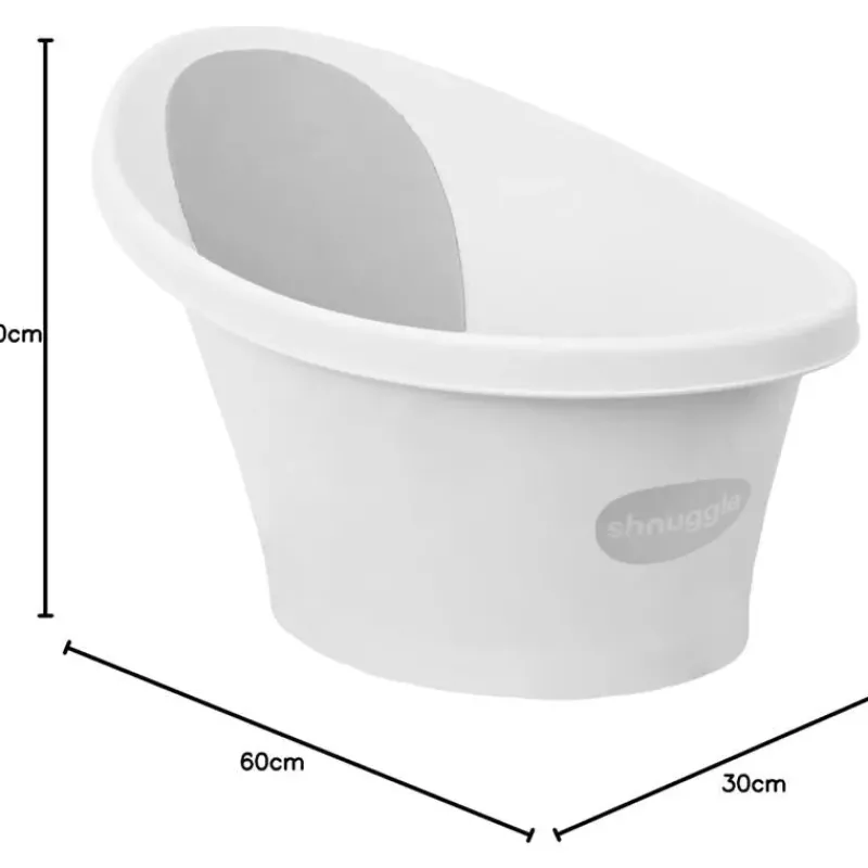 shnuggle__newborn_baby_ba_SKUnAQ73iI8_6.webp Shnuggle - Newborn Baby Bath With Plug, White Hot