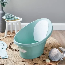 Shnuggle - Newborn Baby Bath With Plug, Eucalyptus Fashion