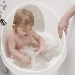 Shnuggle - Toddler Bath Tub, White & Grey Outlet