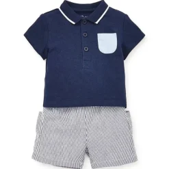 Little Me Short de Vela - Azul Online