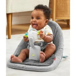 Skip Hop - Assento de chão para atividades ergonômicas para bebês para sentar na vertical, nuvem com forro prateado, cinza Discount