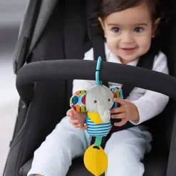 Skip Hop - Bandana Buddies Chime &amp; Teether Stroller Toy, Elefante. Best