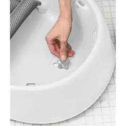 Skip Hop - Banheira para bebê, banheira inteligente de 3 estágios, conjunto essencial para banho de bebê Moby, White e Moby, cinza Best