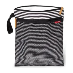 Skip Hop - Bolsa Grab & Go Wet/Dry, listra preta e branca Online