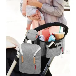 Skip Hop - Bolso Chupeta, Melange Cinza Best