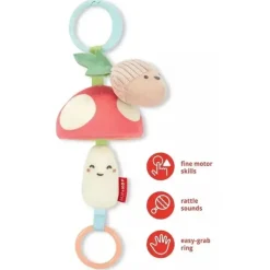 Skip Hop - Brinquedo de carrinho de bebê, Cogumelo Farmstand Hot