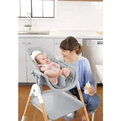 Skip Hop - Cadeira alta conversível Sit-to-Step, cinza Clearance