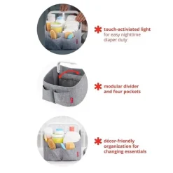 Skip Hop - Carrinho de fraldas com luz estilo berçário, aveia Discount
