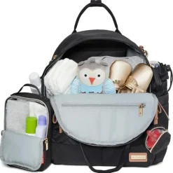 Skip Hop - Conjunto de mochila e bolsa para fraldas Suite, preto Sale