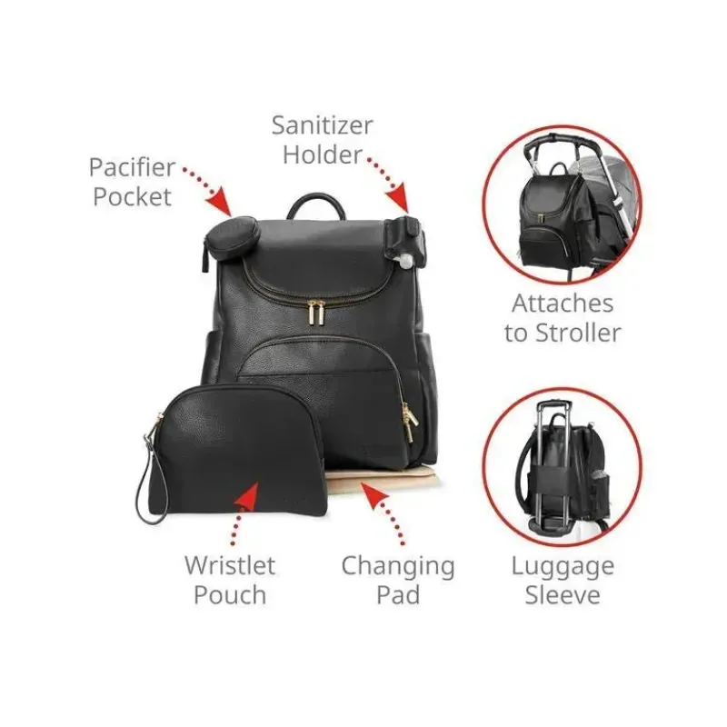 skip_hop__conjunto_de_moc_SKULqdixCV1_1.webp Skip Hop - Conjunto de Mochila de Fraldas 6 em 1 Evermore, Preto Best