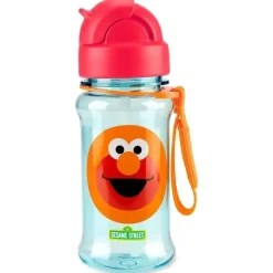 Skip Hop - Copo com canudinho infantil Vila Sésamo com canudo, garrafa de canudo, 12 onças, Elmo New