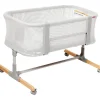 Skip Hop - Cozy-Up 2-em-1 Bedside Sleep &amp; Berço, Cinza Fashion