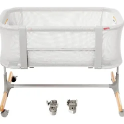 Skip Hop - Cozy-Up 2-em-1 Bedside Sleep &amp; Berço, Cinza Fashion