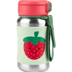 Skip Hop - Garrafa De Palha De Aço Inoxidável Sparks, Morango Discount