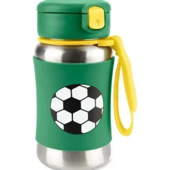 Skip Hop - Garrafa de palha de aço inoxidável Sparks, futebol Outlet