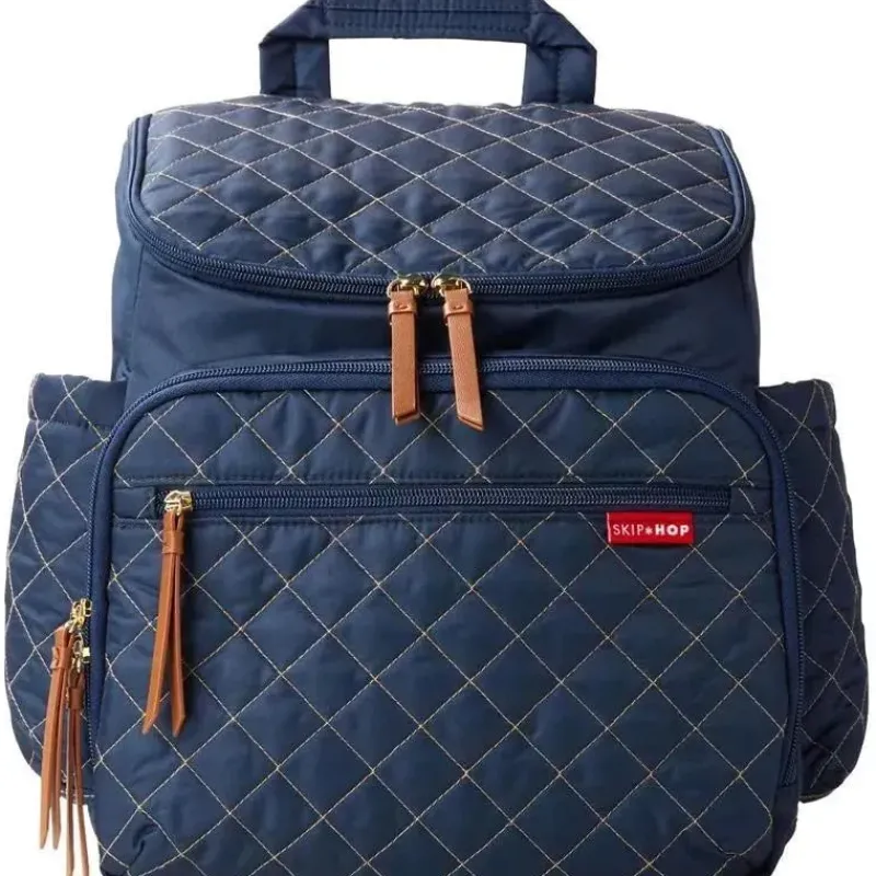 skip_hop__mochila_bolsa_f_SKUYQiG5qdV_0.webp Skip Hop - Mochila Bolsa Fraldas Forma, Azul Marinho New