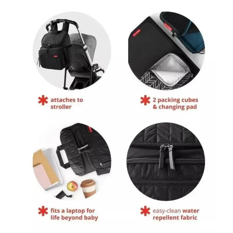 skip_hop__mochila_de_fral_SKUmJ5WNVkW_4.webp Skip Hop - Mochila de Fraldas Forma, Sage Hot