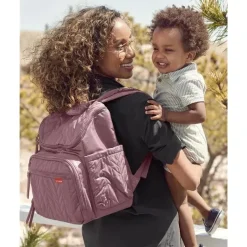 Skip Hop - Mochila Forma Fralda, Névoa Malva Hot
