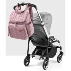 Skip Hop - Mochila Forma Fralda, Névoa Malva Hot