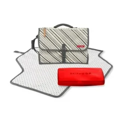 Skip Hop - Trocador Portátil para Bebês, Listra Grafite Outlet