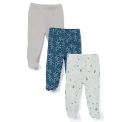 SpaSilk - Calça com 3 pés, Navy Ocean New