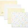 SpaSilk - Pacote de 4 Cobertores Recebendo Cabide Amarelo Arca Outlet