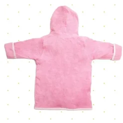 SpaSilk - Roupão felpudo 100% algodão com capuz e botinhas para bebê, tamanho único, peixe rosa Outlet