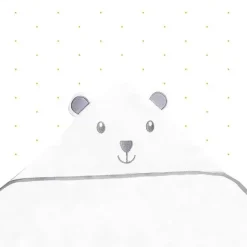 SpaSilk - Urso Toalha Animal com Capuz, Branco Clearance