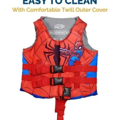 Spin Master - Colete salva-vidas SwimWays Marvel Swim Trainer, para crianças de 33 a 55 libras, Spidey Outlet