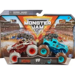 Spin Master - Monster Jam Oficial, Diecast Truck 2-Pack Série 26 'W' Whiplash vs Zombie Best