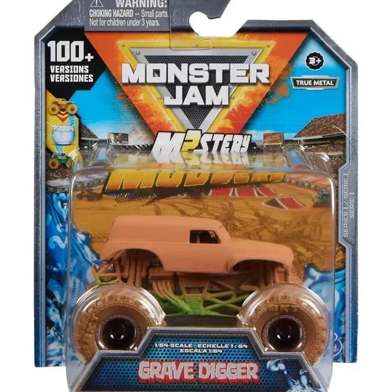 spin_master__monster_jam__SKULb86avDC_0.webp Spin Master - Monster Jam, Mystery Mudders, Monster Truck oficial fundido, Wash to Reveal, escala 1:64, estilos variam Hot