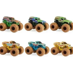 Spin Master - Monster Jam, Mystery Mudders, Monster Truck oficial fundido, Wash to Reveal, escala 1:64, estilos variam Hot