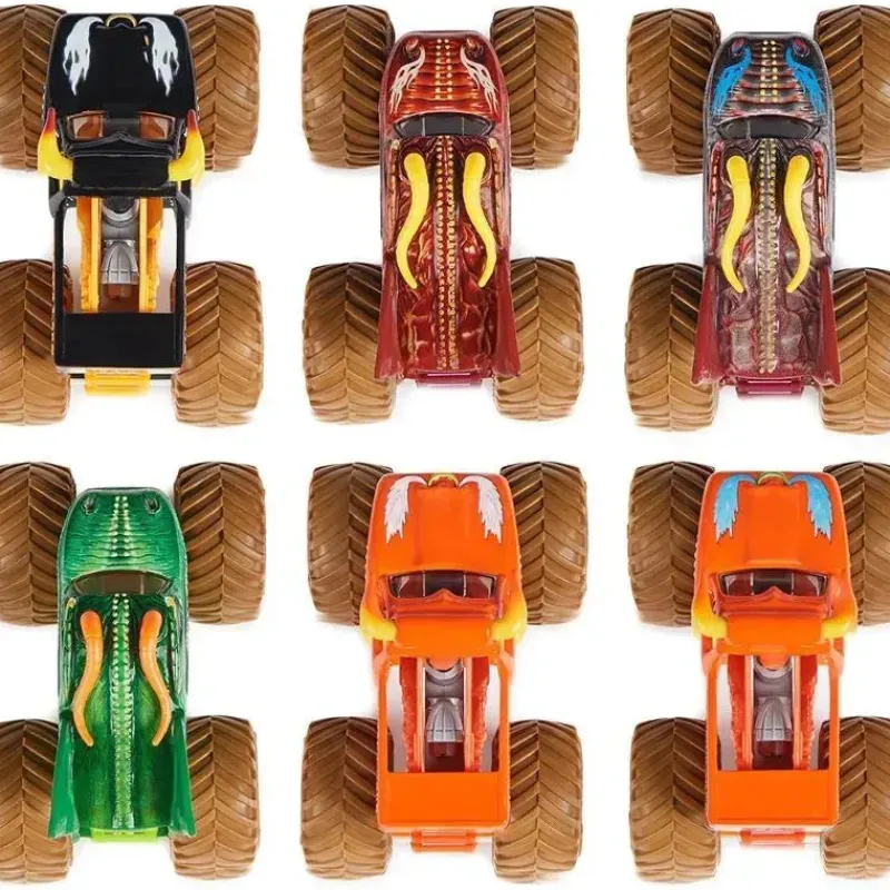 spin_master__monster_jam__SKULb86avDC_6.webp Spin Master - Monster Jam, Mystery Mudders, Monster Truck oficial fundido, Wash to Reveal, escala 1:64, estilos variam Hot