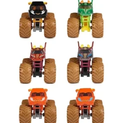 Spin Master - Monster Jam, Mystery Mudders, Monster Truck oficial fundido, Wash to Reveal, escala 1:64, estilos variam Hot