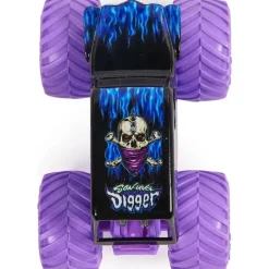 Spin Master - Monster Jam 2023 Diecast Truck 2-Pack Série 26, Max-D vs Son-uva Digger, maiores de 3 anos New