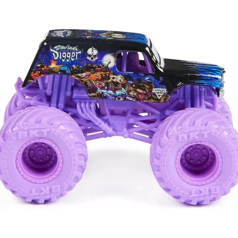 spin_master__monster_jam__SKUfkaGYdCA_4.webp Spin Master - Monster Jam 2023 Diecast Truck 2-Pack Série 26, Max-D vs Son-uva Digger, maiores de 3 anos New