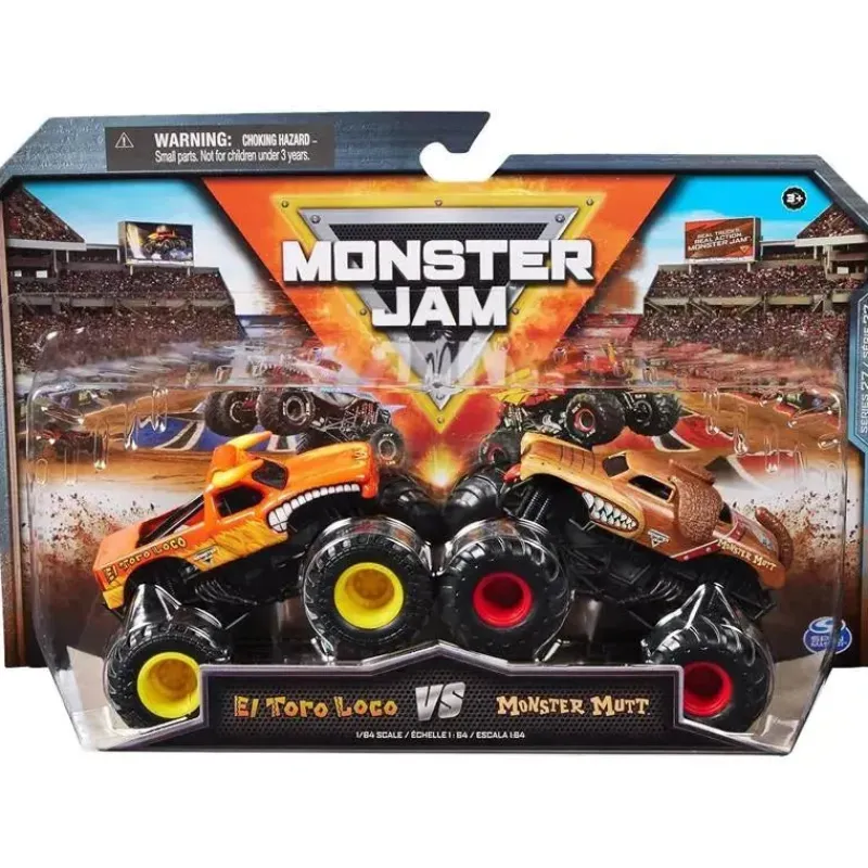 spin_master__monster_jam__SKUglLMQZbm_0.webp Spin Master - Monster Jam, oficial El Toro Loco vs. Monster Mutt Die-Cast Monster Trucks, maiores de 3 anos Fashion