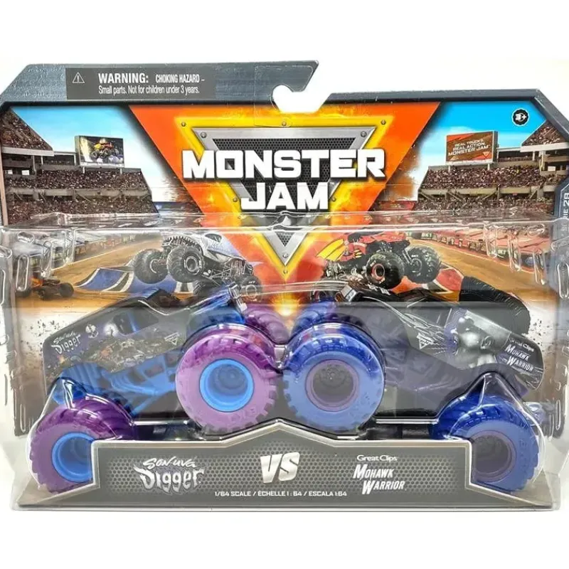 spin_master__monster_jam__SKUl0AIIE7H_1.webp Spin Master - Monster Jam Son Uva Digger Vs. Mohawk Warrior Die-Cast Monster Trucks Discount